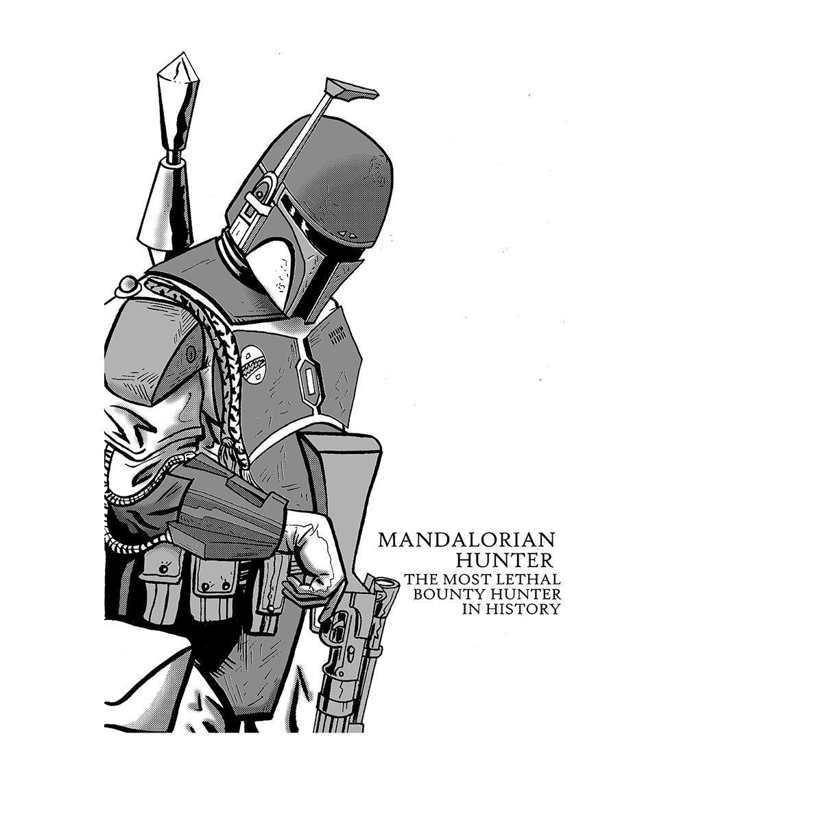Мандалорский воин из сериала Мандалорец