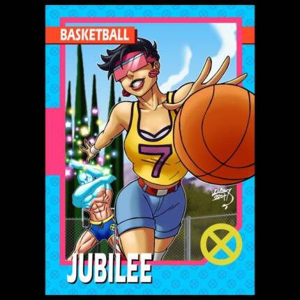 Jubilee X-Men 97 Basketball Card
